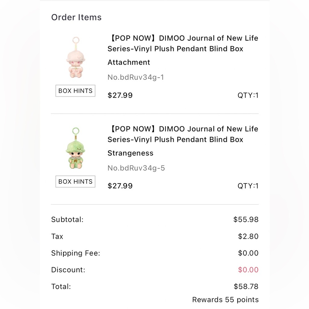 Dimoo STRANGENESS Journal Of New Life Vinyl Plush Pendant AUTHENTIC Pop Mart NIB - Picture 11 of 11